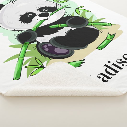 Niedliche Panda-Namedecken Sherpadecke (3/4)
