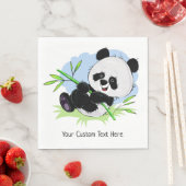 Niedliche Panda-Papierservietten Serviette (Beispiel)