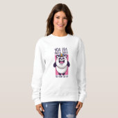 Niedliche Panda-Polizei Sweatshirt (Vorne ganz)