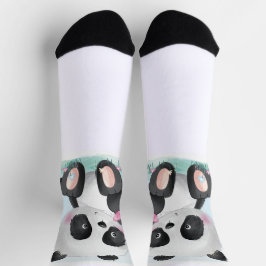 Niedliche Panda-Socken Socken
