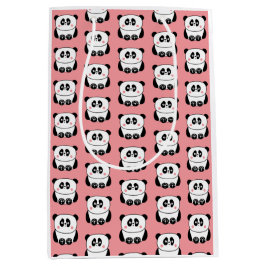 Niedliche Panda-Tasche im kawaii-Stil Mittlere Geschenktüte