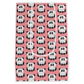 Niedliche Panda-Tasche im kawaii-Stil Mittlere Geschenktüte (Rückseite)
