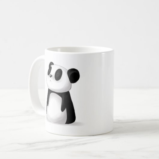 Niedliche Panda-Tasse Kaffeetasse (Vorderseite Links)