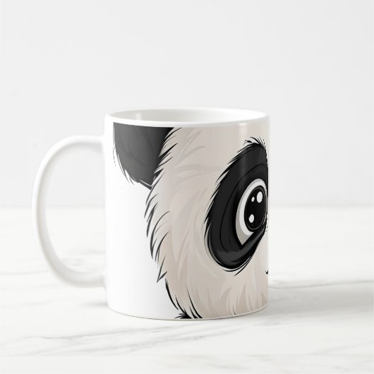 Niedliche Panda-Tasse Kaffeetasse (Links)