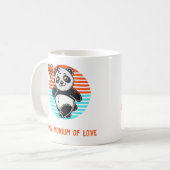 Niedliche Panda Tasse "Panda-monium of Liebe" (Vorderseite Links)