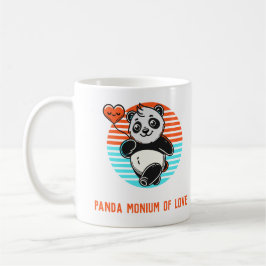 Niedliche Panda Tasse "Panda-monium of Liebe"