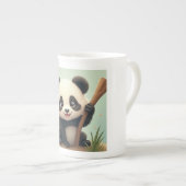 niedliche Panda-Tasse Porzellantasse (Vorderseite Rechts)