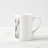 niedliche Panda-Tasse Porzellantasse (Rechts)
