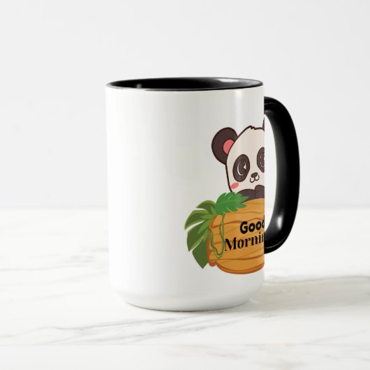 niedliche Panda-Tasse Tasse (VorderseiteRechts)