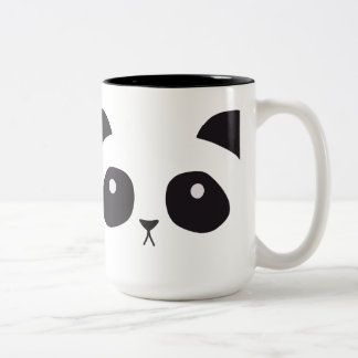Niedliche Panda-Tasse Zweifarbige Tasse