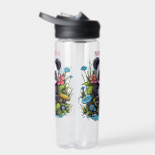 niedliche Panda und Blume Trinkflasche (Rechts)