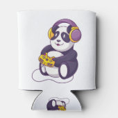 Niedliche Panda-Videospiele - Funny Animals Dosenkühler (Rückseite)