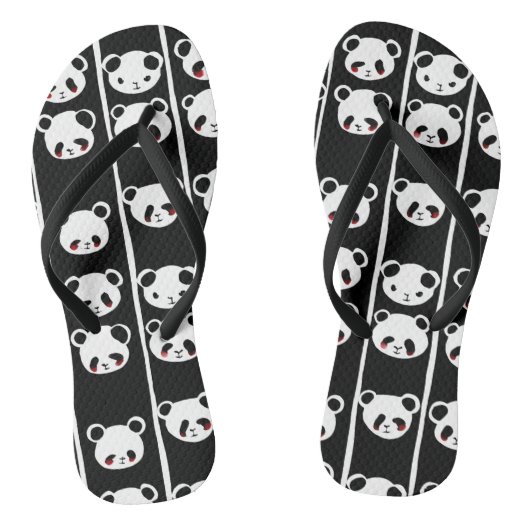 Niedliche Pandas Badesandalen (Fußbett)