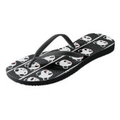 Niedliche Pandas Badesandalen (Schrägansicht)