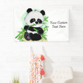 Niedliche Pandas-Banner für Text und Farbe Banner (Insitu)
