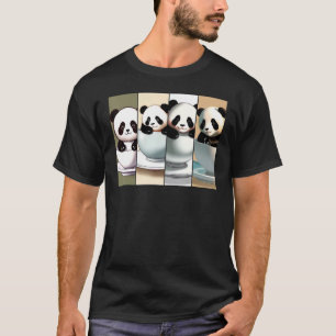 Niedliche Pandas in Teacups T-Shirt
