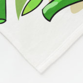 Niedliche Pandas individuelle Name Fleece-Decken Fleecedecke (Ecke)