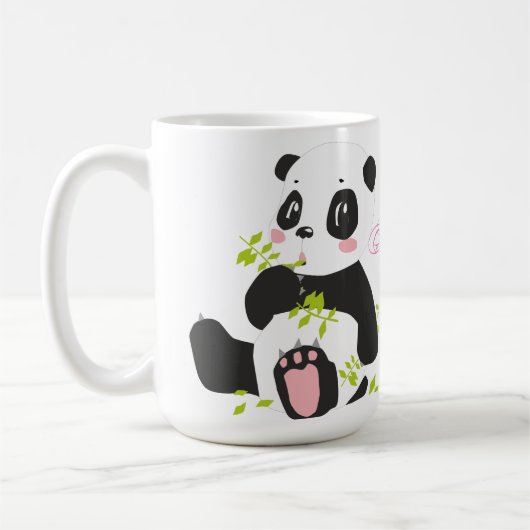 Niedliche Pandas Kaffeetasse (Links)