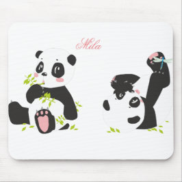 Niedliche Pandas Mousepad