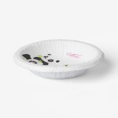 Niedliche Pandas Pappteller (Gewinkelt)