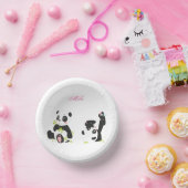 Niedliche Pandas Pappteller (Party)