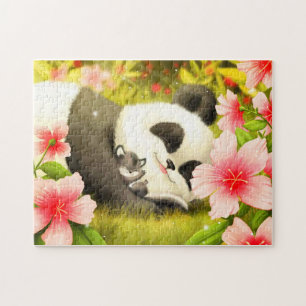 Niedliche Pandas Puzzle