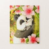 Niedliche Pandas Puzzle (Vertikal)