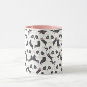 Niedliche Pandas-Tasse Tasse (Zentrum)