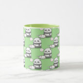 Niedliche Pandas-Tasse Tasse (Zentrum)
