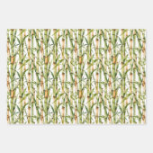 Niedliche Pandas und Bamboo Geschenkpapier Set (Vorderseite 2)