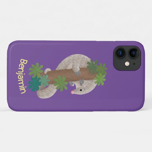 Niedliche Pangolin-Vorführung Case-Mate iPhone Hülle (Rückseite (Horizontal))