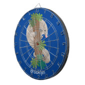 Niedliche Pangolin-Vorführung Dartscheibe (Vorderseite rechts)