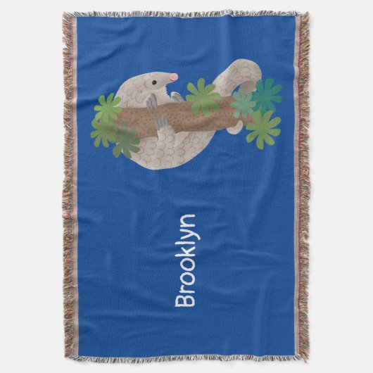 Niedliche Pangolin-Vorführung Decke (Vorderseite Vertikal)