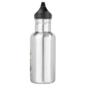 Niedliche Pangolin-Vorführung Edelstahlflasche (Rechts)