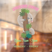 Niedliche Pangolin-Vorführung Fensteraufkleber (Blatt 2)