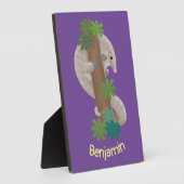 Niedliche Pangolin-Vorführung Fotoplatte (Seite)