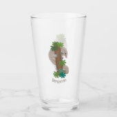 Niedliche Pangolin-Vorführung Glas (Vorderseite)