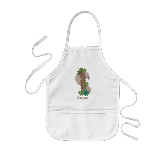 Niedliche Pangolin-Vorführung Kinderschürze (Vorne)