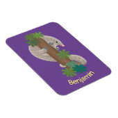 Niedliche Pangolin-Vorführung Magnet (Rechte Seite)
