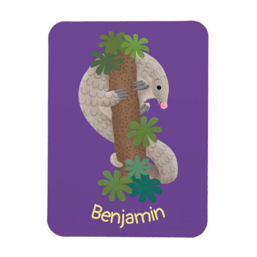 Niedliche Pangolin-Vorführung Magnet (Vertikal)