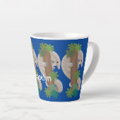 Niedliche Pangolin-Vorführung Milchtasse (Rechte Ecke)