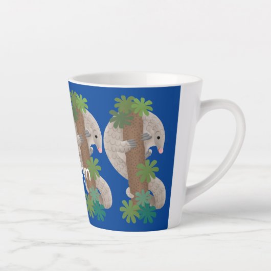 Niedliche Pangolin-Vorführung Milchtasse (Rechts)