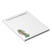 Niedliche Pangolin-Vorführung Notizblock (angewinkelt)