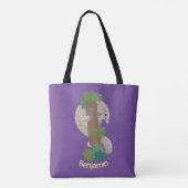 Niedliche Pangolin-Vorführung Tasche (Rückseite)