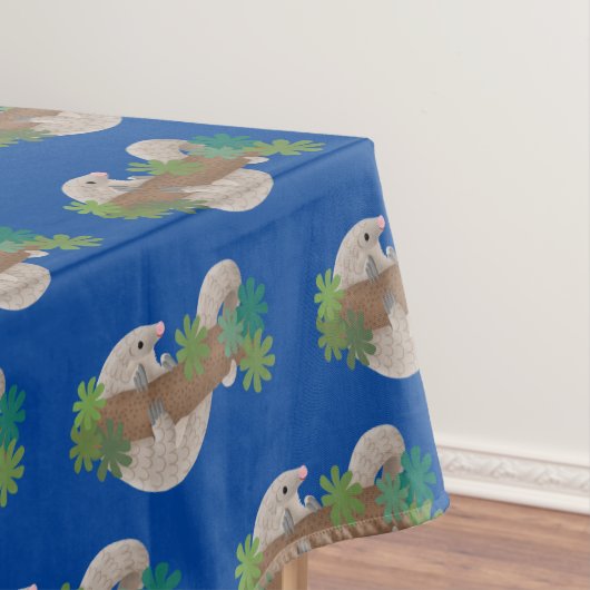 Niedliche Pangolin-Vorführung Tischdecke (Beispiel)