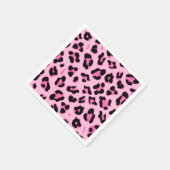 Niedliche Panther Skin Print Party Papierserviette (Ecke)