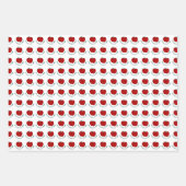 Niedliche Papierblätter für Apple Quote Geschenkpapier Set (Vorderseite 2)