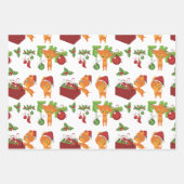 Niedliche Papierblätter für Haustiere, Kätzchen un Geschenkpapier Set (Vorderseite 3)