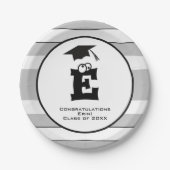 Niedliche Papierplatte für kundenspezifisches Mono Pappteller (Vorderseite)