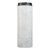 Niedliche Papierstruktur Thermosbecher (Rückseite)